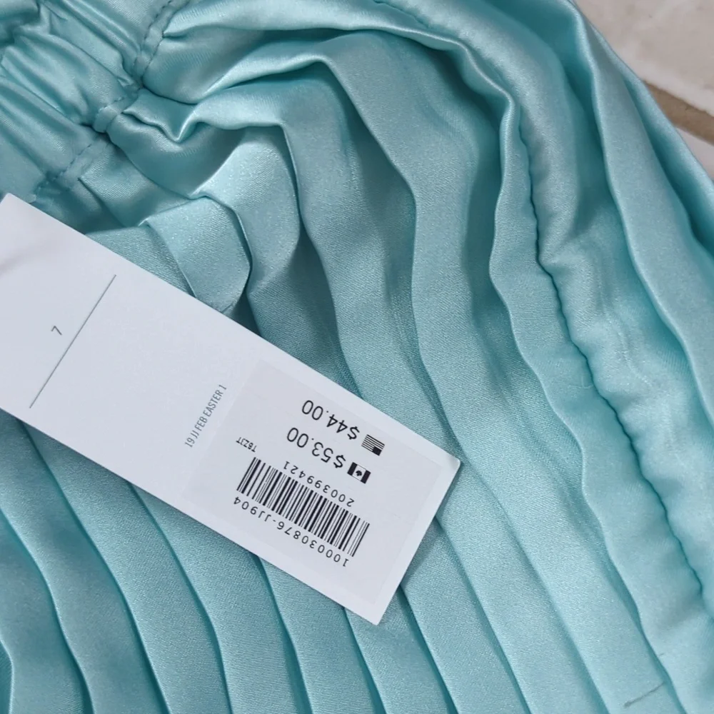 Pink Floral Top and Pleated Bubble Aqua Pant Set Janie And Jack Size 7 NWT - Picture 7 of 10